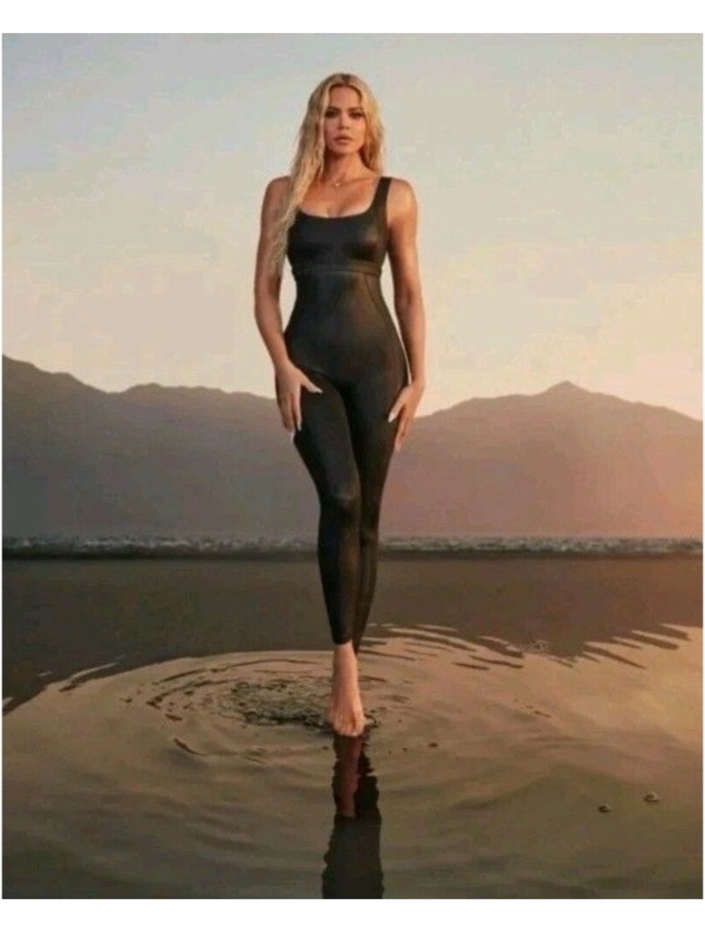Fabletics khloe Motion365+ Shine Jumpsuit medium new
